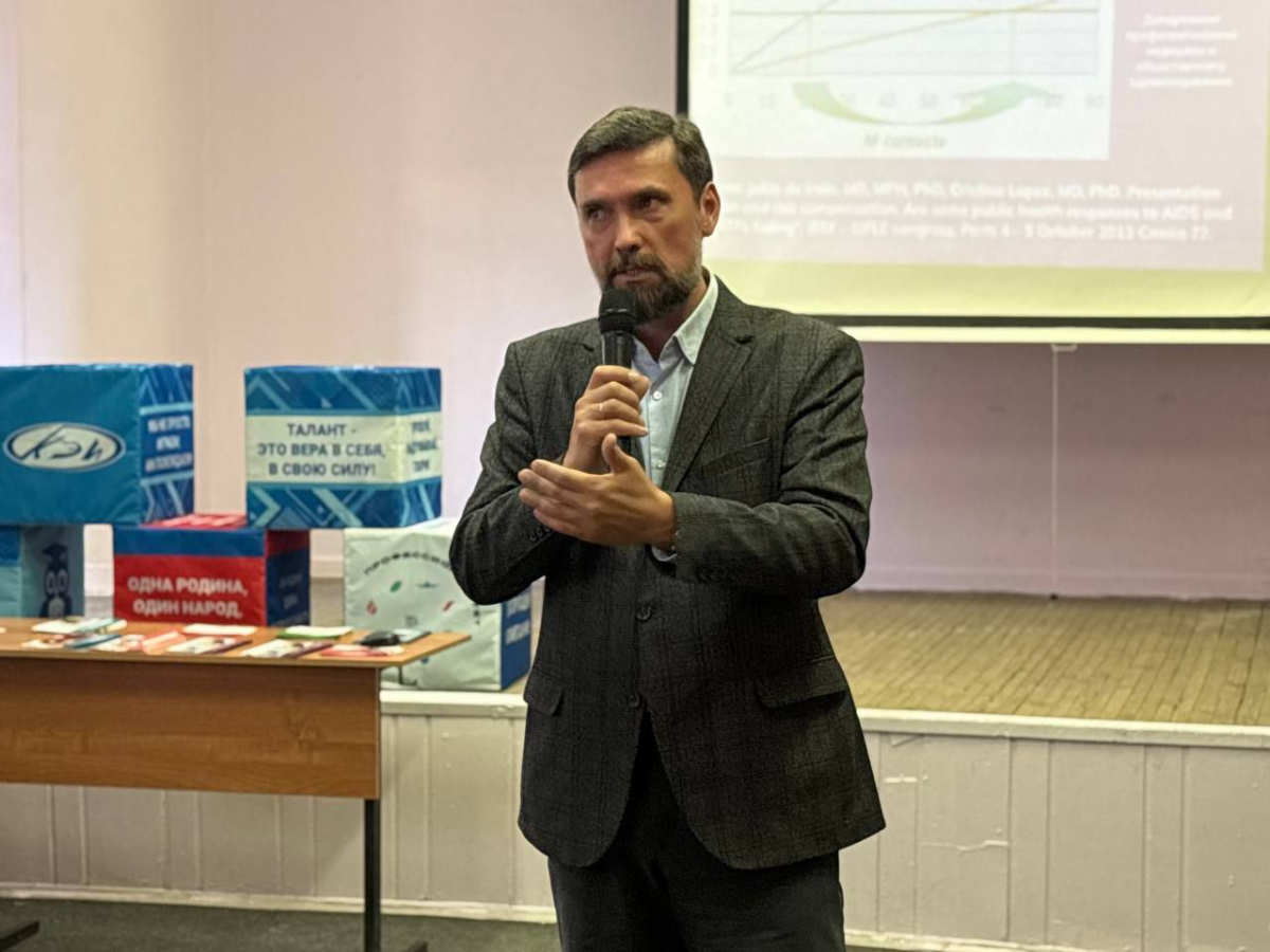 Студенты колледжа были на лекции федерального лектора Константина Александровича Шестакова